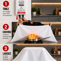 Couverture Anti-Feu ALTEA™ 1,2 × 1,2 m