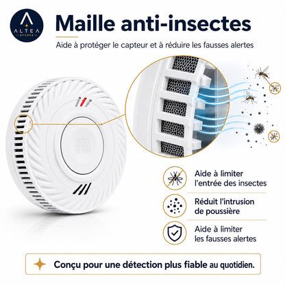 Détecteur de Fumée ALTEA™ — 10 Ans de Protection